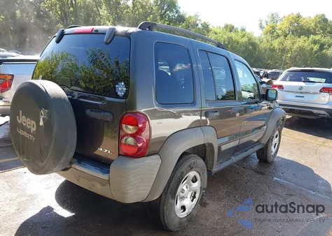 2006 Jeep Liberty Sport из США, поврежденный, VIN 1J4GL48K66W203767